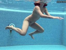 Female Dee Czech teenie marvelous underwater
