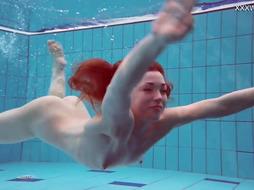 Katrin Bulbul super hot as nail in the pool