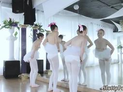 Group ass fuck Ballerinas